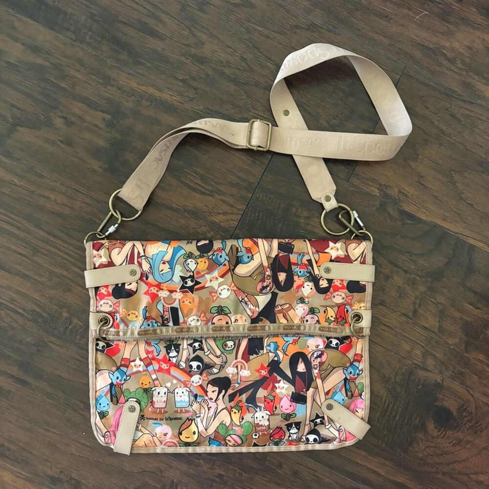 tokidoki for lesportsac crossbody messanger bag